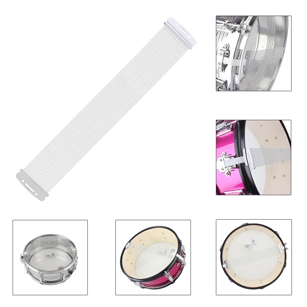 Fil de caisse claire en acier, 20 brins pour batterie de caisse claire de 14 pouces, pièces d'instruments de Percussion: Default Title