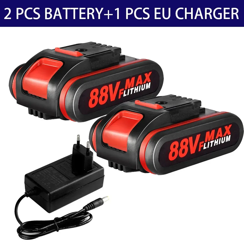 Akumulator litowo-jonowy 88 V robić piły elektrycznej Klucz Akumulatorowa piła szablasta robić akumulatora 21 V 36 VF 48 VF 88 VF Worx: zielony