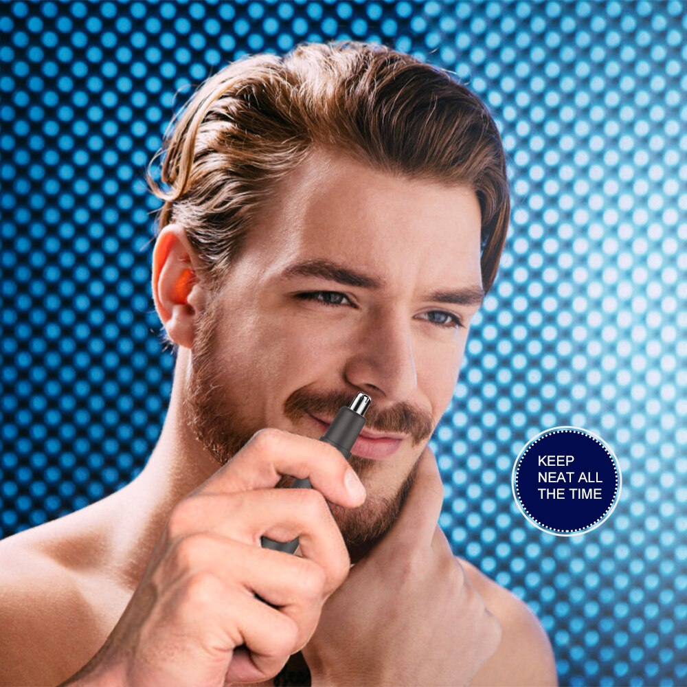 Xpreen Electric Ear Nose Hair Remover Shaver Rechargeable Hair Removal Eyebrow Trimer Safe Lasting Face Care Tool Hair Cutter: Default Title