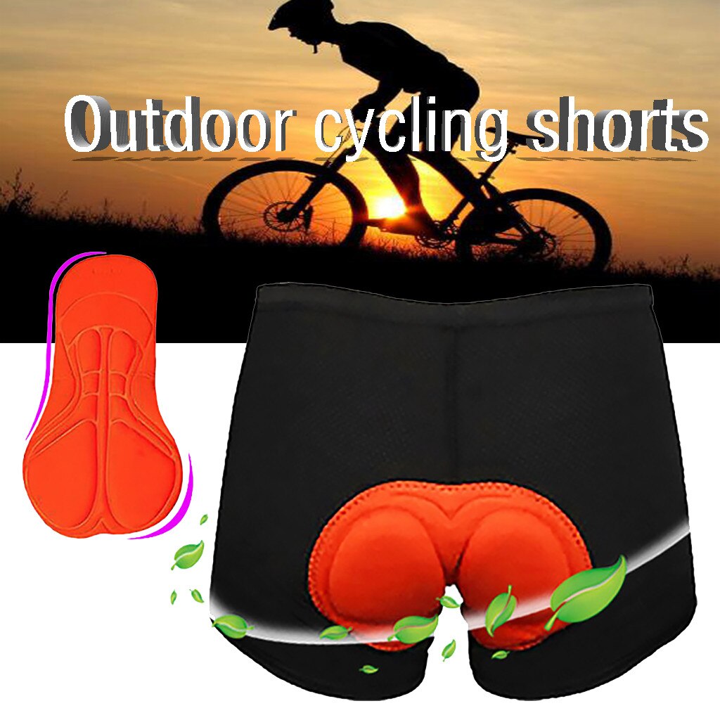 Cycling Shorts with Soft Pad Unisex Bicycle Cycling Comfortable Underwear Silica gel Padded Bike Short Pants shorts#y4