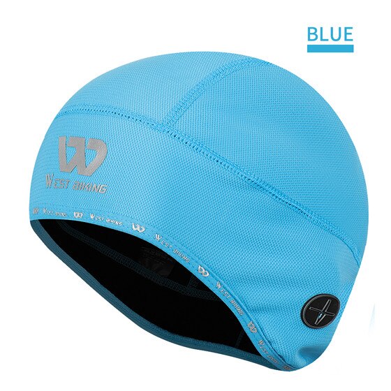 WEST BIKING Winter Ski Mask Cycling Skiing Running Sport Training Face Mask Balaclava Windproof Soft Keep Warm Full Face Mask: Lblue Cap