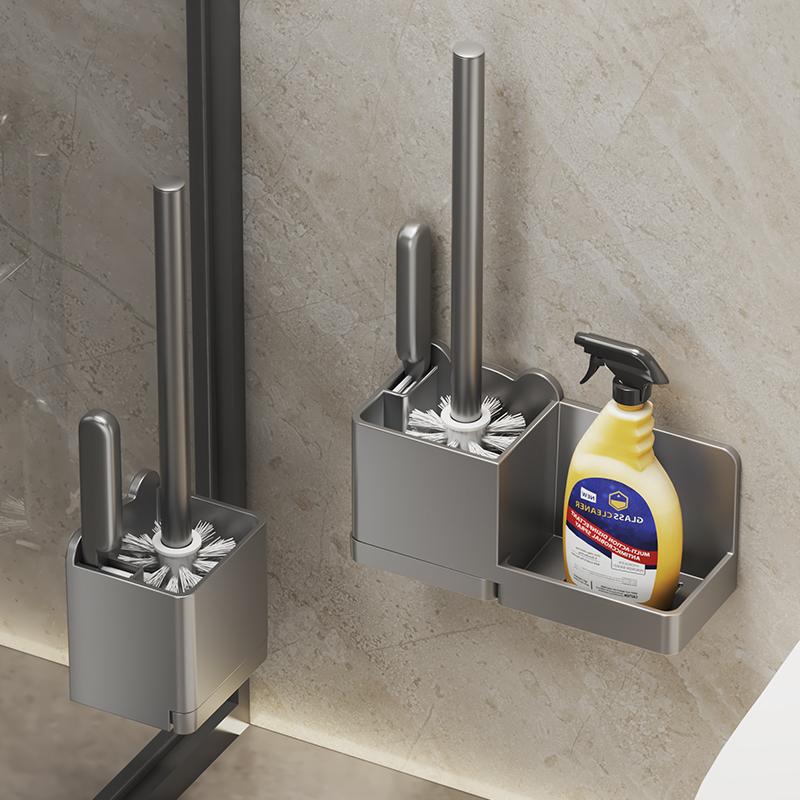 toilet brush household no dead angle wall-mounted toilet brush toilet artifact toilet cleaning toilet brush