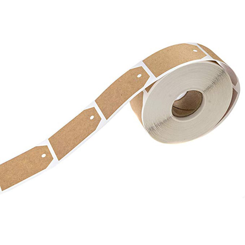 300 etiketter/rulle bruna etiketter klistermärken scrapbooking etikett klistermärken för etiketter och bröllopsdekoration brevpapper klistermärke