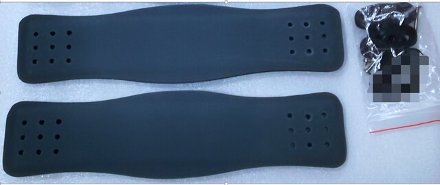 EVA Kite Surfing Footstrap Strong Surfboard Foot Belt Pad: 2pcs plate screw