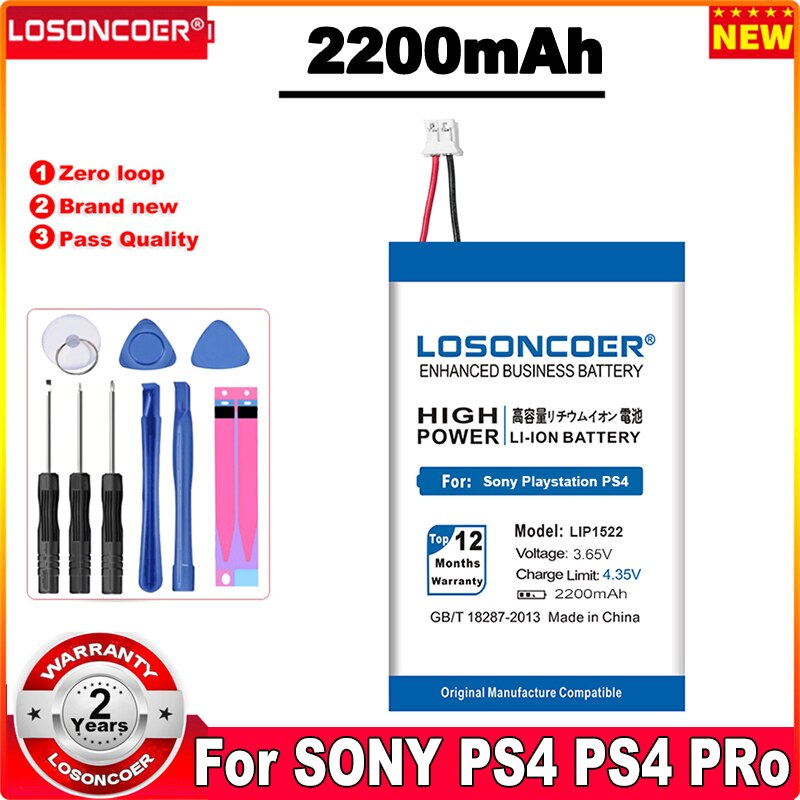 LIP1522 Battery For Sony Playstation 4 PS4 Dualshock 4 Wireless Controller CUH-ZCT1E CUH-ZCT1H, CUH-ZCT1H/B CUH-ZCT1U CUH-ZCT1H