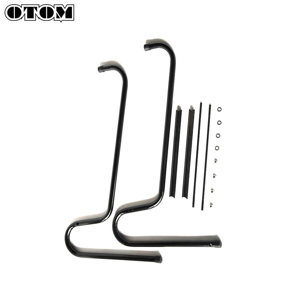 Otom justerbar cnc metal motorcykel fod kickstand boot vaske stativ