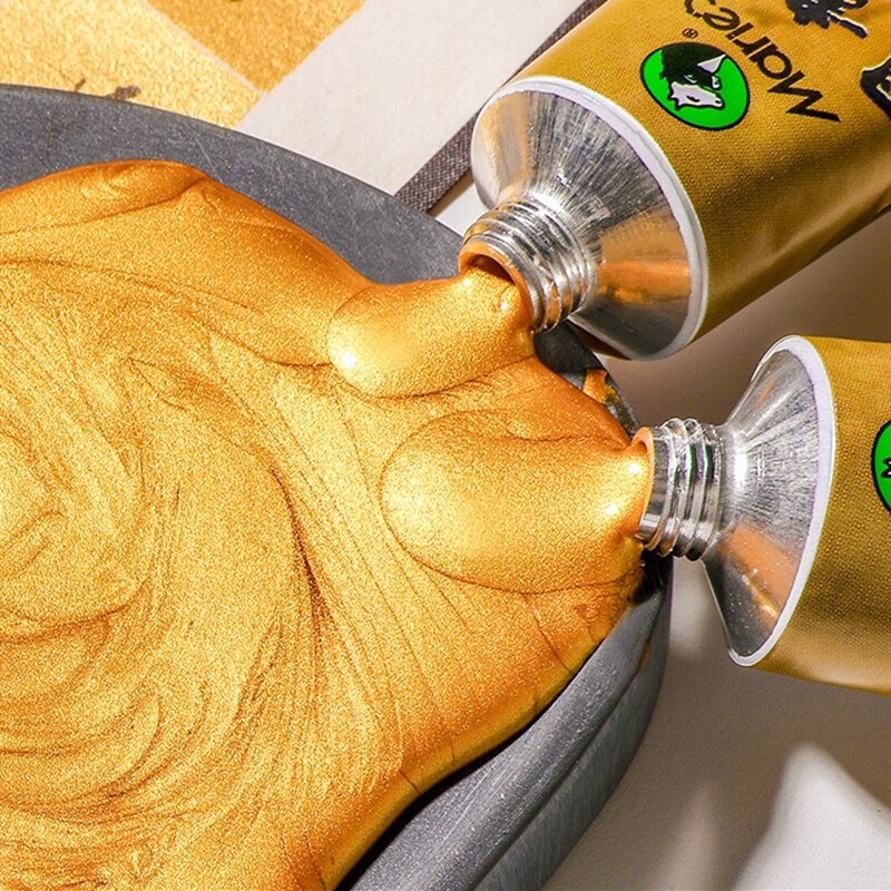 32Ml Chinese Schilderen Verf Chinese Kalligrafie Golden Liquid Speciale Metalen Kleur Schilderen Verf: 132