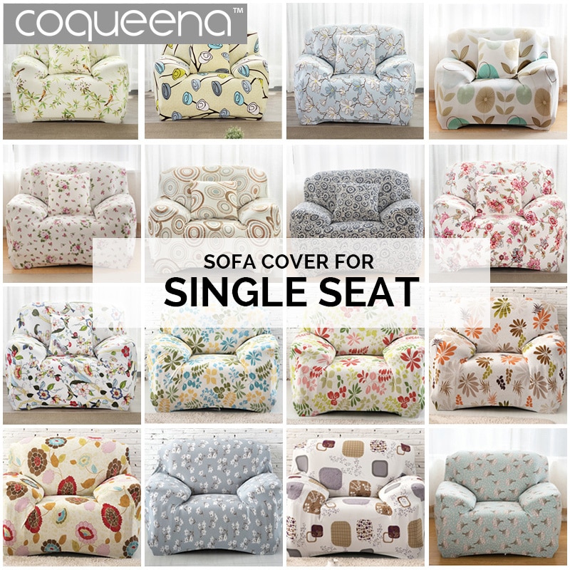 Housse extensible universelle pour canapé et fauteuil, avec accoudoir, pour salon, SC007