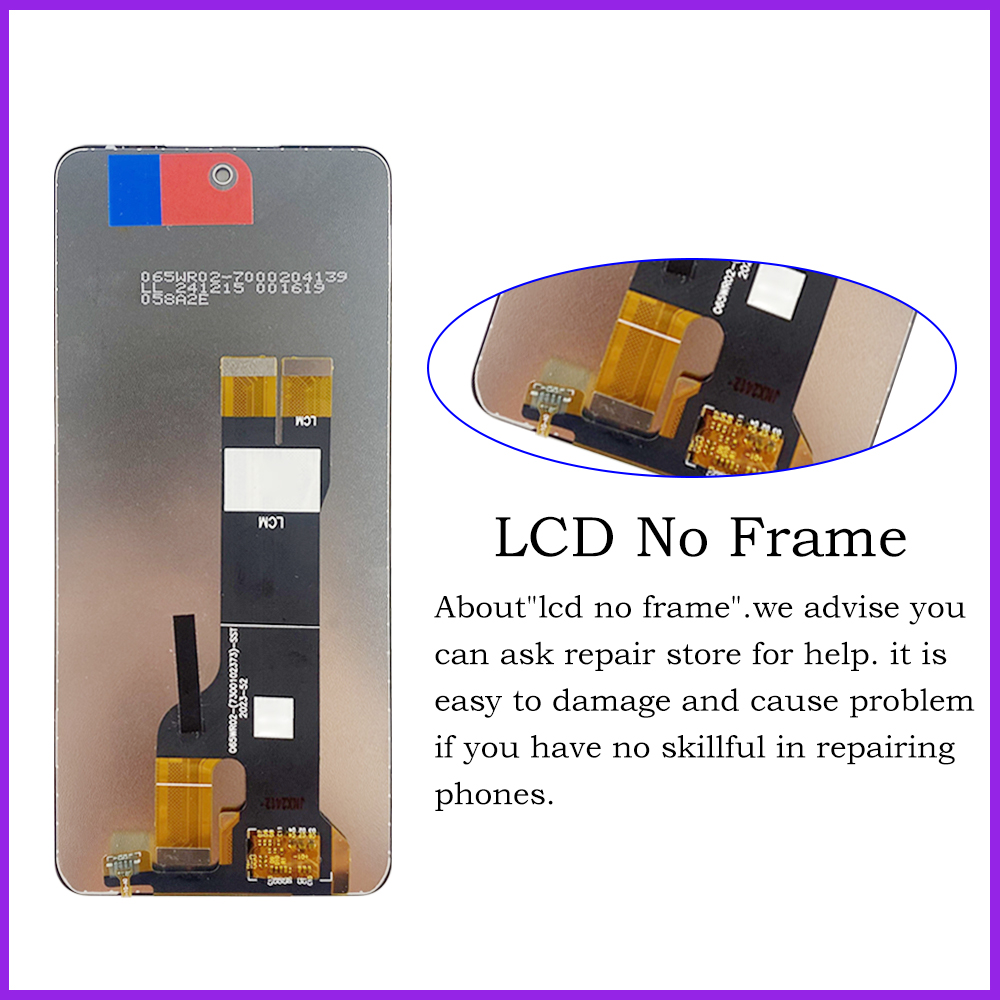 6.6 tommer original til zte nubia music lcd-skærm med  z2353 skærme, berøringsskærm, digitaliseringsenhed til zte nubia music, lcd-udskiftning