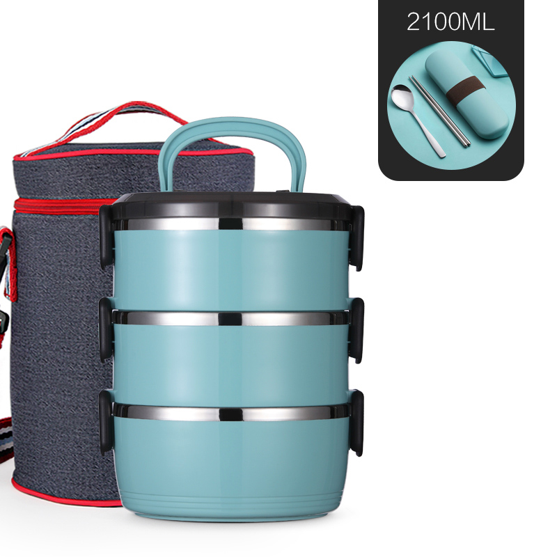 Tragbare Schule Dicht Thermische Lunchbox Für freundlicher Büro Picknick Große Lebensmittel Container einstellen Edelstahl Bento Boxs Japanischen