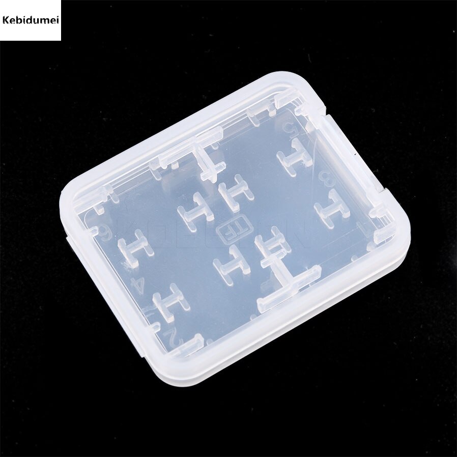 Kebidumei 5 pcs/LotHigh 8 in 1 Plastic Micro voor SD SDHC TF Memory Card Storage Case box Protector Houder case