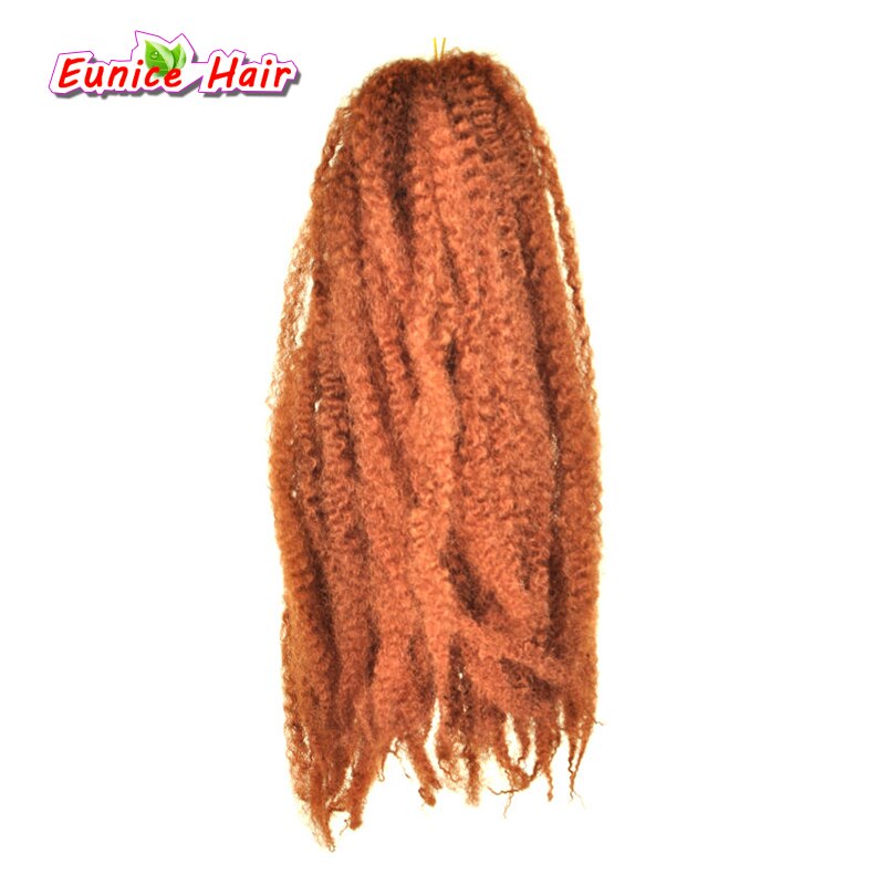#613 blond 18 Zoll afro Marley flechten pervers Twist Haar Häkeln Zöpfe Marley Haar Synthetische Flechten Haarverlängerung 100 gr/paket
