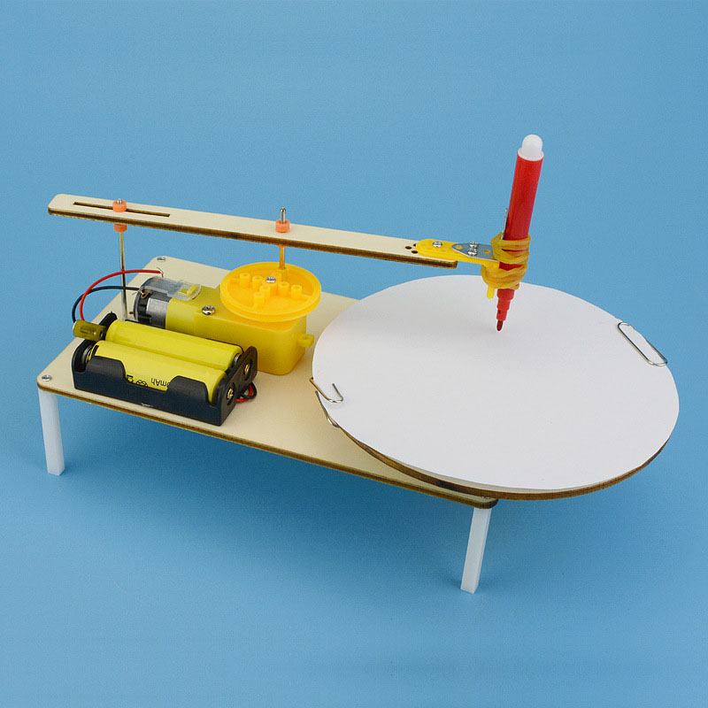 Puzzle de bricolage jouets de peinture solaire enfants, jouet de Graffiti à la main, Science Simple, outils d'expérimentation physique, traceur électrique, 1 pièce