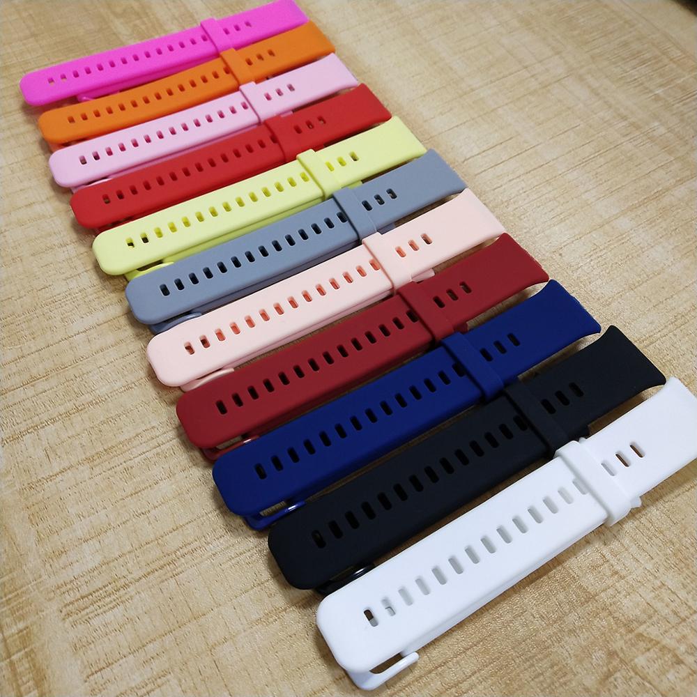 Pulseira de substituição para huawei relógio ajuste banda para huawei ajuste pulseira silicone TIA-B09 acessórios relógio inteligente cinto loop