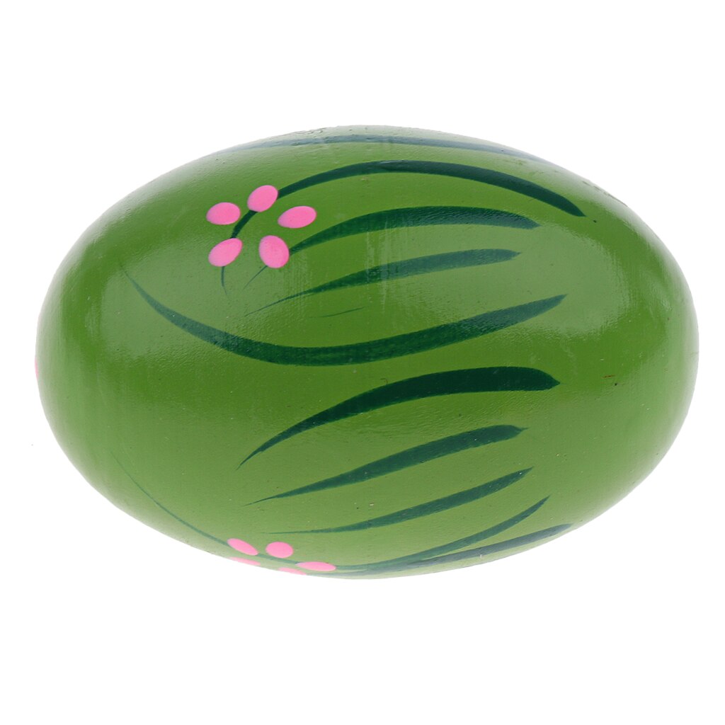 Wood Hand Shaker Egg Intelligence Percussion Toy For Early Learning Musical Instruments