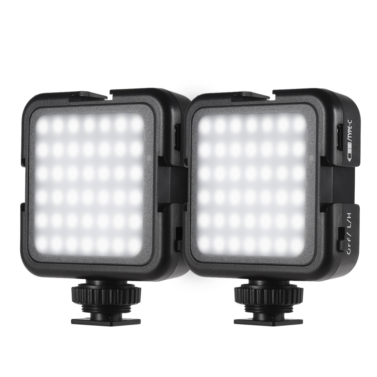 Andoer LED Video Verlichting Dimbare Helderheid 6000K Schieten Fotograferen Verlichting voor Canon Nikon Sony Digitale DSLR Camera 'S: 2PCS