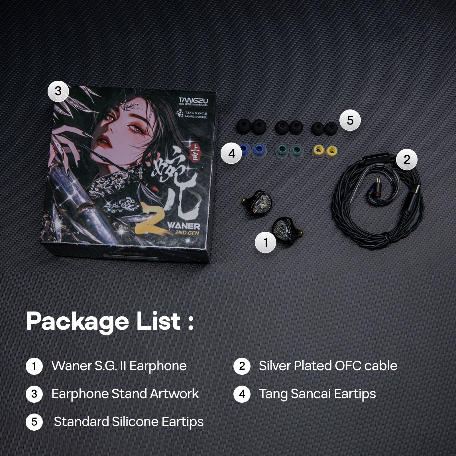 Dynamiczny sterownik TANGZU blady'er S.G II 10 mm z membraną zwierzę domowe Słuchawki IEM z opcjami 3,5 mm/4,4 mm/typu C