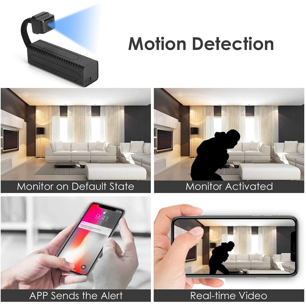 HD wireless Mini Camera Real-time Surveillance Night Version Micro Camera IP/AP Video Recorder Micro Camcorder Motion Detection