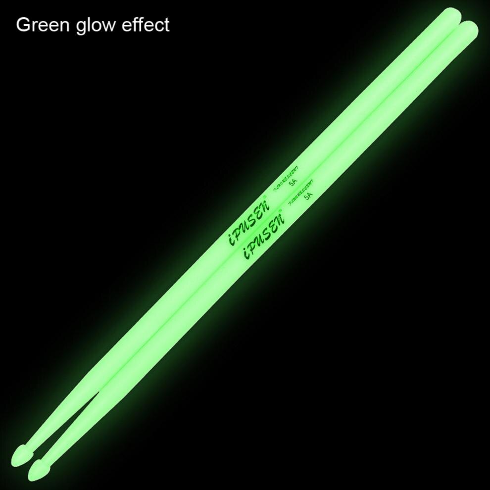 Noctilucent 5A pałeczki robić perkusji świecące w ciemności występ na scenie świecenia podudzia instrumenty perkusyjne akcesoria