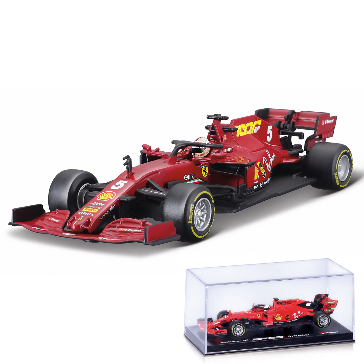 Bburago 1:43 RB15 RB16B #33 F1 Formula Car Static Die Cast Vehicles Collectible Model Racing Car Toys: 2020 SF1000 5