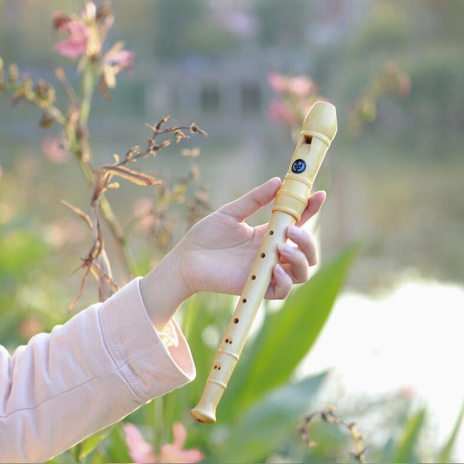 Wooden Soprano Recorder Children Educational Tool Musical for Music Lovers