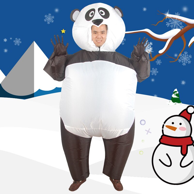 inflatable panda costume for adult, party costume, carnival suit, festival cloth