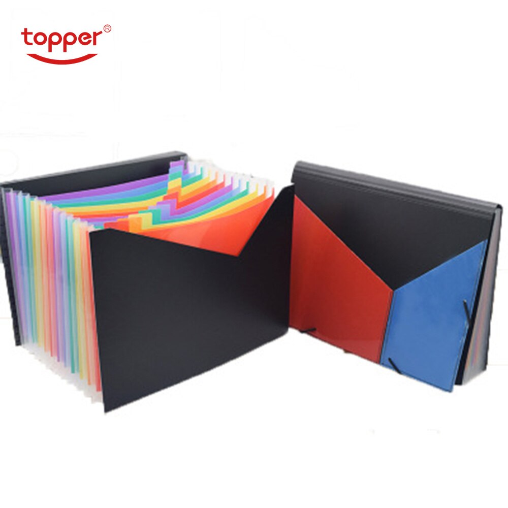 12 Pockets Expanding File Folder A4 Organizer Portable Business File Office Supplies Document Holder Expanding wallet
