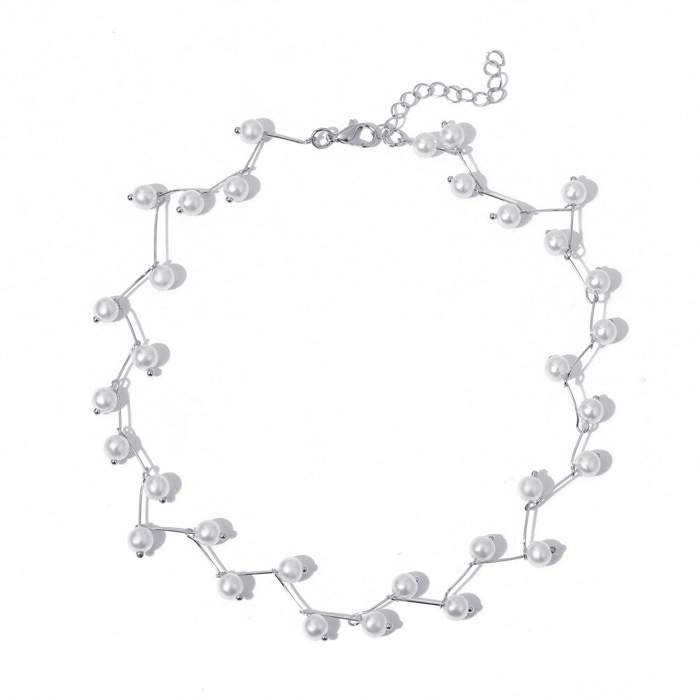 Trendy butterfly tassel necklace hollow collarbone chain simple women's temperament jewelry collares para mujer collares: Style 6