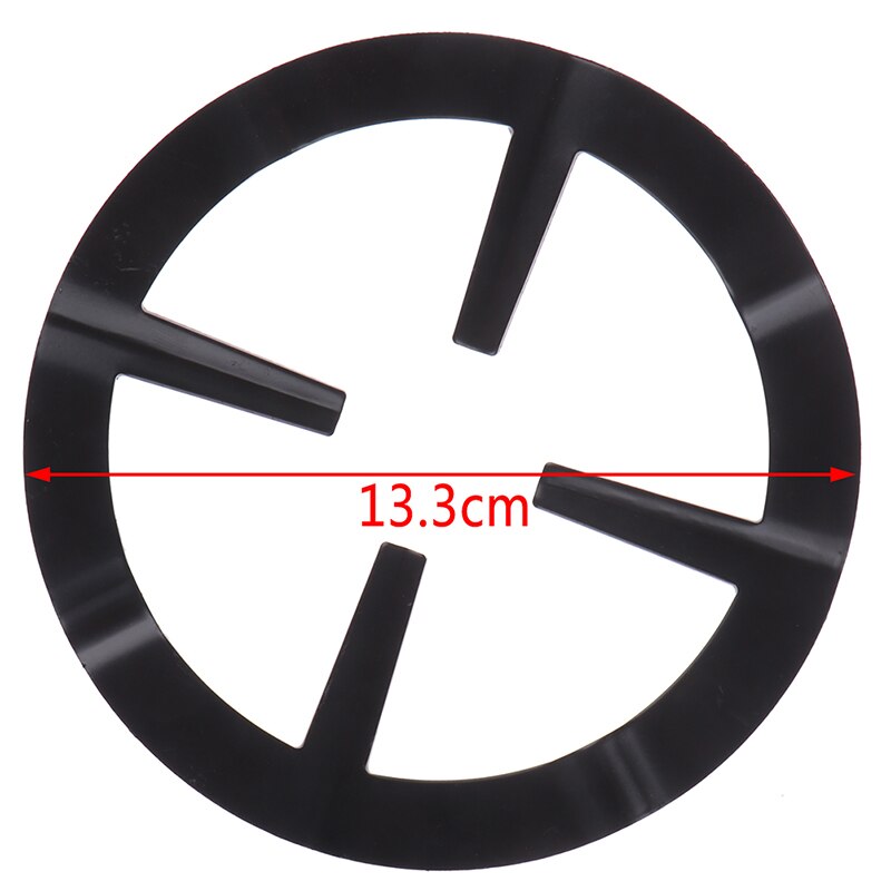 1 stk sort jern gaskomfur komfur tallerken kaffe pot stand reducer ring holder