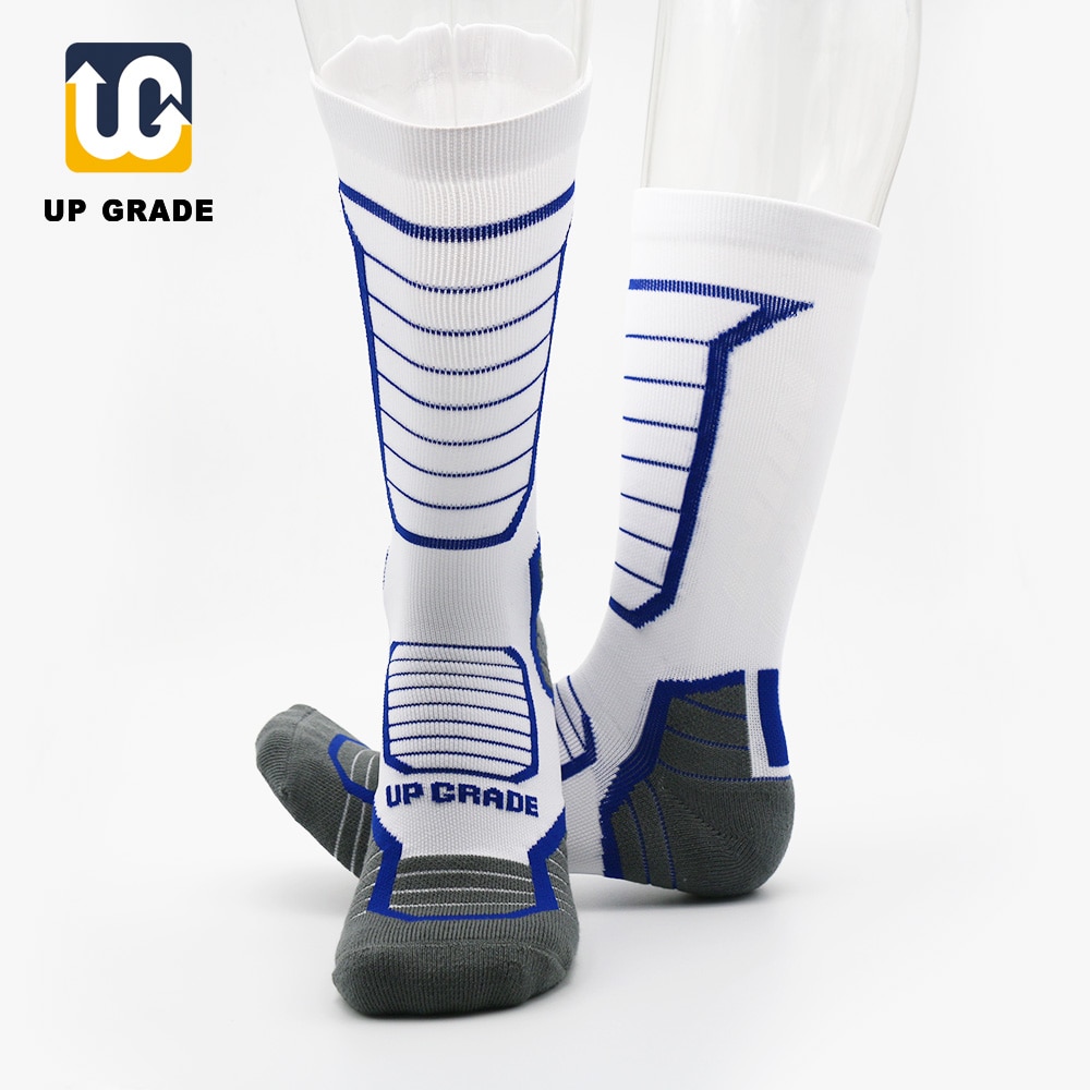 UG 1 paare/los Knie-Hohe Männer Dame Radfahren Reiten Socken Atmungsaktive draussen Sport Lauf Socken Camping Radfahren calcetines ciclismo