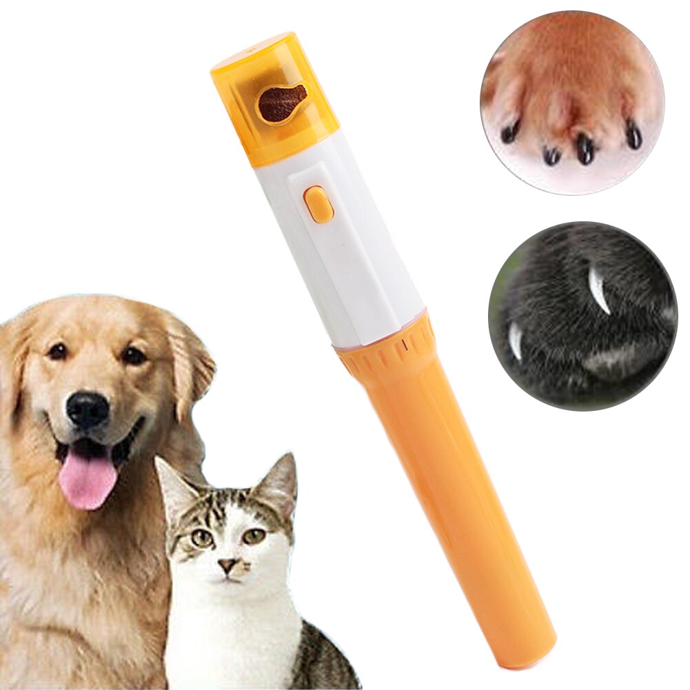 Pet Electric Nail Clipper Protable Pedi Pet Dogs Cats Paw Nail Trimmer Cut Pets Grinding File Kit Grooming Products