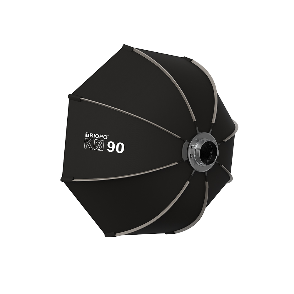 TRIOPO K3 Series 55cm 65cm 90cm 120cm Quick-Setup Octagon Softbox Bowens Mount for Godox Aputure Sokani Studio LED Video Light