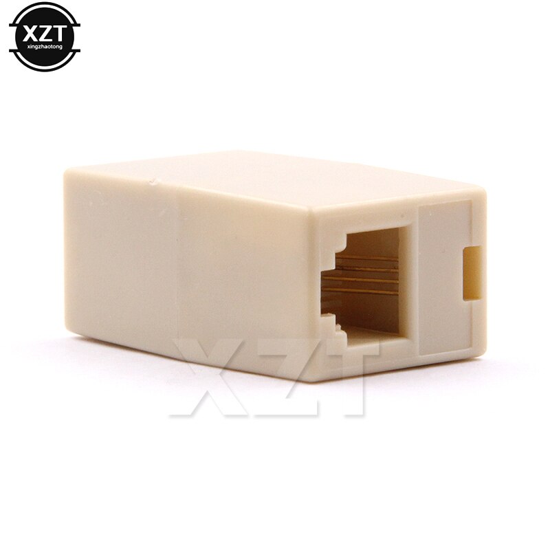Novel RJ11 6P4C Telephone Straight Coupler, Telephone Cable Extender Joiner Adapter Connector Female to Female