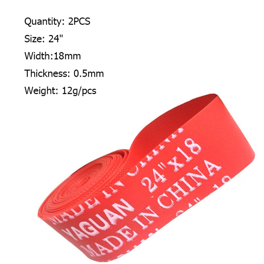 2PCS Bicycle Tire Liner Puncture Proof Belt Protection Pad For 12" 14" 16" 20" 24'' 26" 27.5" 29" 700C MTB Road Bike Repair Tool: black