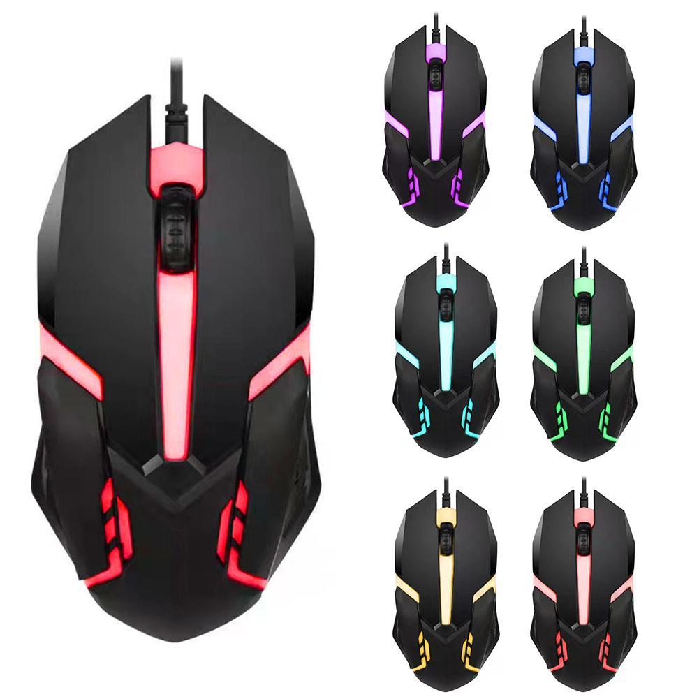 Gaming Mouse USB Wired Mouse Ergonomic Gamer Laptop PC Optical Computer Mice with RGB Backlit Wired Gaming Mouse