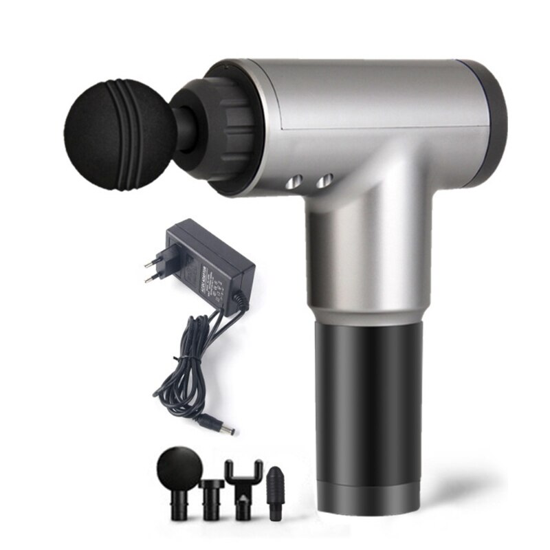 6-Speed Handheld Massage with 4 Heads for Muscle Pain Tension