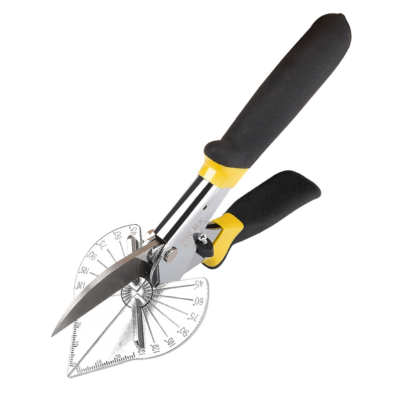 Hoek Shear 0-135 Graden Verstek Schaar Gevelbeplating Draad Pvc/Pe Plastic Pijp Slang Duct Kofferbak Cutter Huishouden sanitair Tool