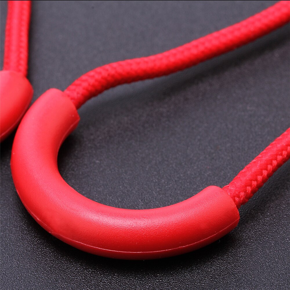 100Pcs Zipper Pull Cord Rope Pullers Zip Puller Replacement Ends Lock Zips Bags Clip Buckle Travel Accessories