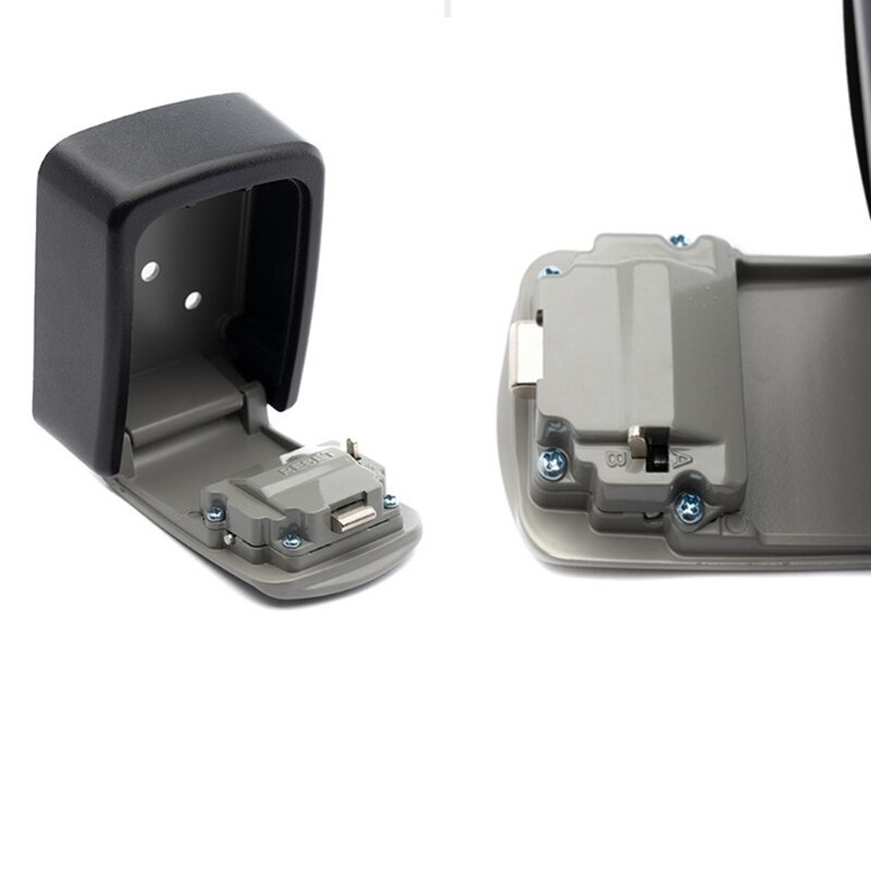 Small Key Box Password Lock Metal Outdoor Wall-mounted Anti-theft Lock Box