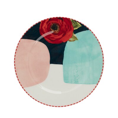 EECAMAIL Bone china English afternoon tea tea set Nordic coffee cup European small luxury small exquisite ceramic British aftern: 7--INCH PLATE