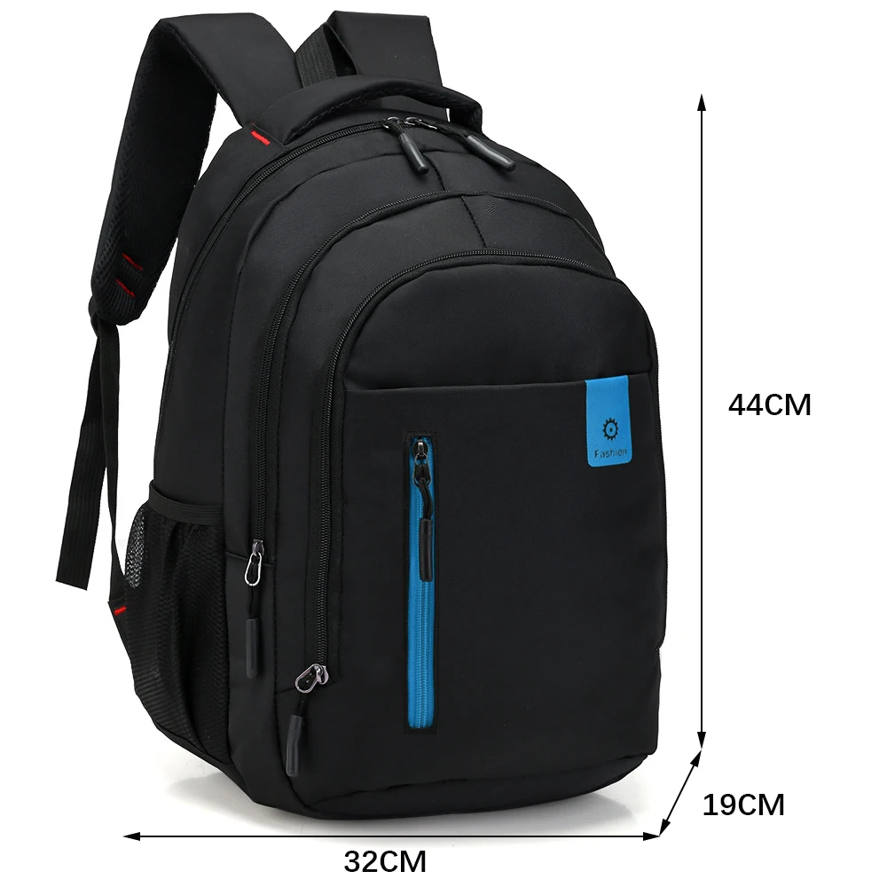 Męskie plecaki Oxford Wodoodporny plecak Biznesowa torba na komputer Casualowe plecaki podróżne Senior High School Student Schoolbag 가방: SZARY