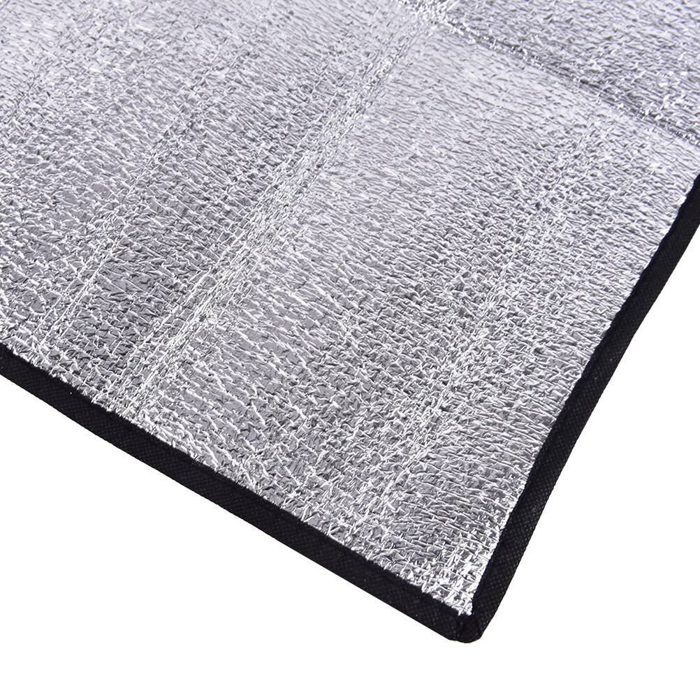Waterproof Aluminum Foil EVA Camping Mat Foldable Folding Sleeping Picnic Beach Mattress Outdoor Mat Pad 50*50*0.25cm