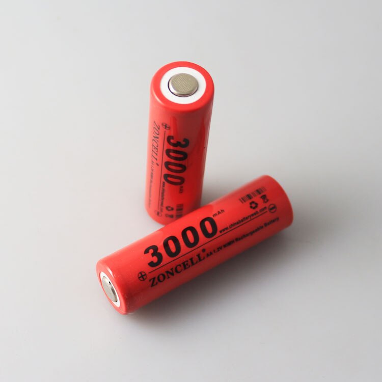 In de kern 3000mAh 1.2V Ni MH oplaadbare batterij Nr. 5 AA platte digitale speelgoed doen combinatie Oplaadbare li-ion Cel