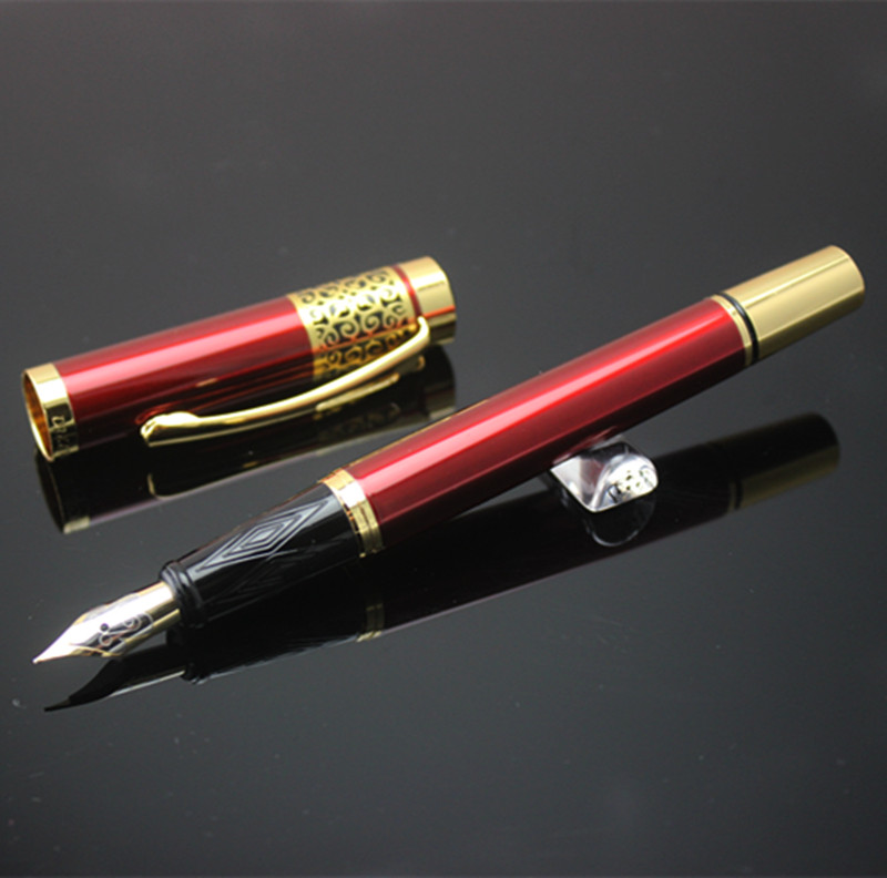 0.5mm tout métal Lraurita stylo plume Kawaii papeterie encre stylos bureau fournitures scolaires pour: Q