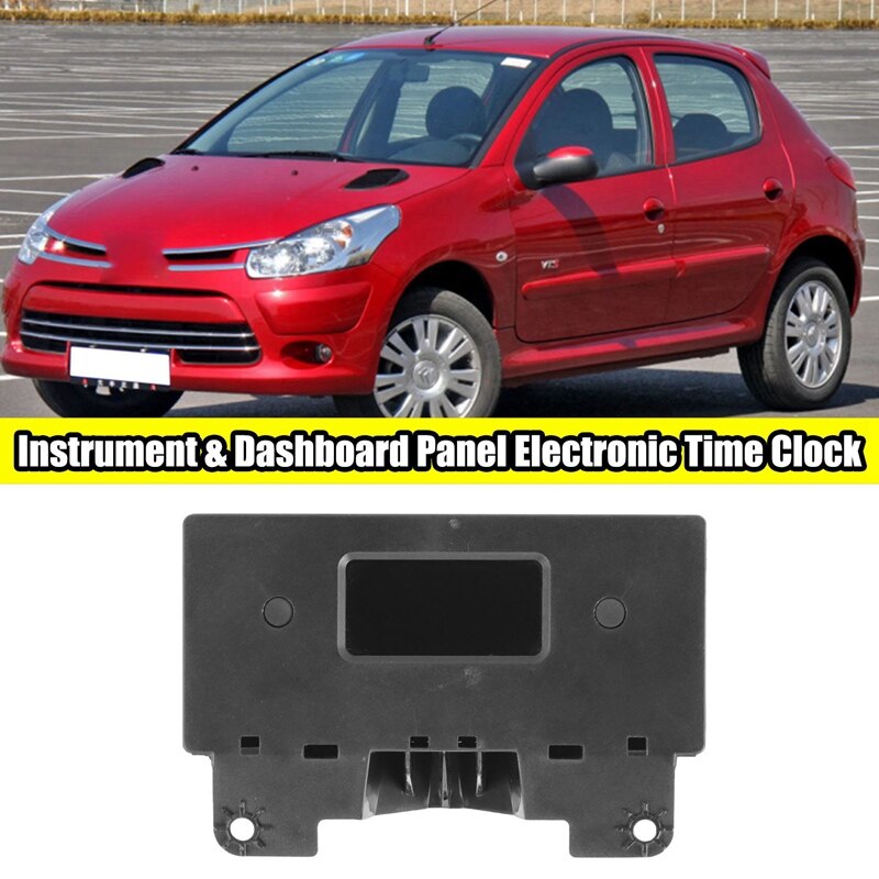 Auto Instrument &amp; Dashboard Panel Elektronische Tijd Klok Voor Peugeot 206 Citroen C2 6155CN