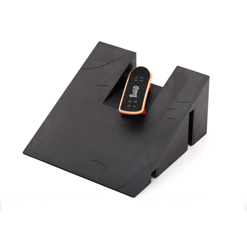 Mini Alloy Finger Skating Board miejsce połączenie zabawki dzieci deskorolka Ramp Track edukacyjne zestaw zabawek dla chłopca urodziny prezenty: D