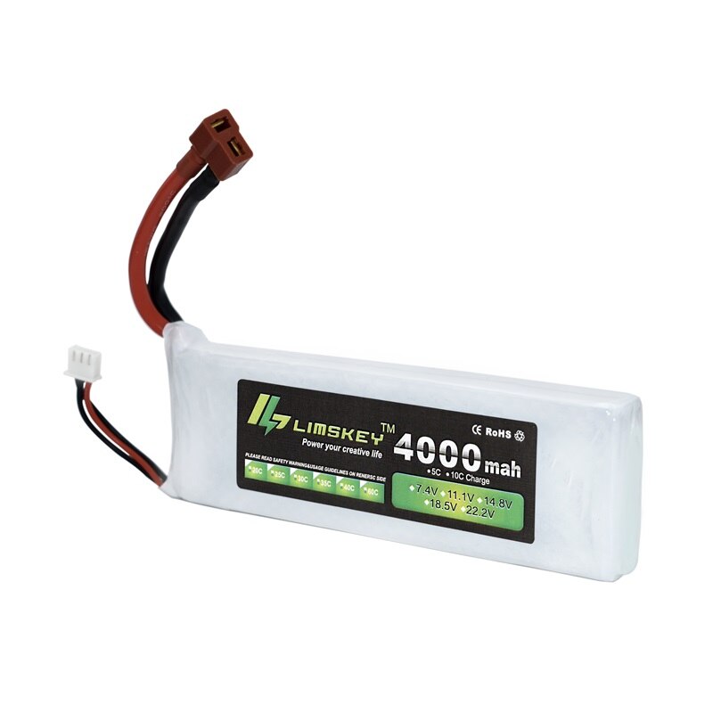 Limskey 3S 11.1 v 4000mah batterie Lipo 35c pour hélicoptère quatre axes RC voiture bateau puissance T/XT60/JST Plug 3s lipo batterie 11.1 v