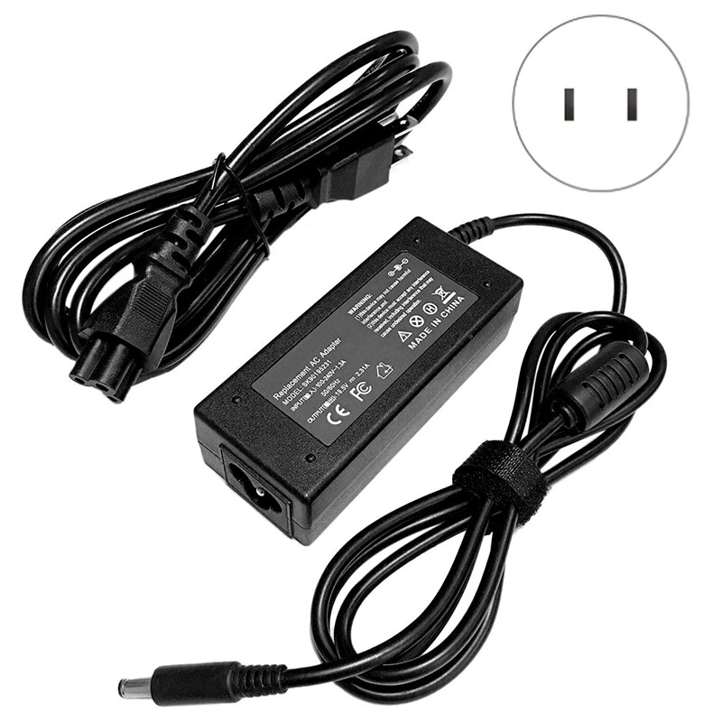 Laptop Charger 45W 19.5V 2.31A Power Supply AC Adapter for Dell Inspiron 15 5000 5555 5558 5559 3552, US Plug