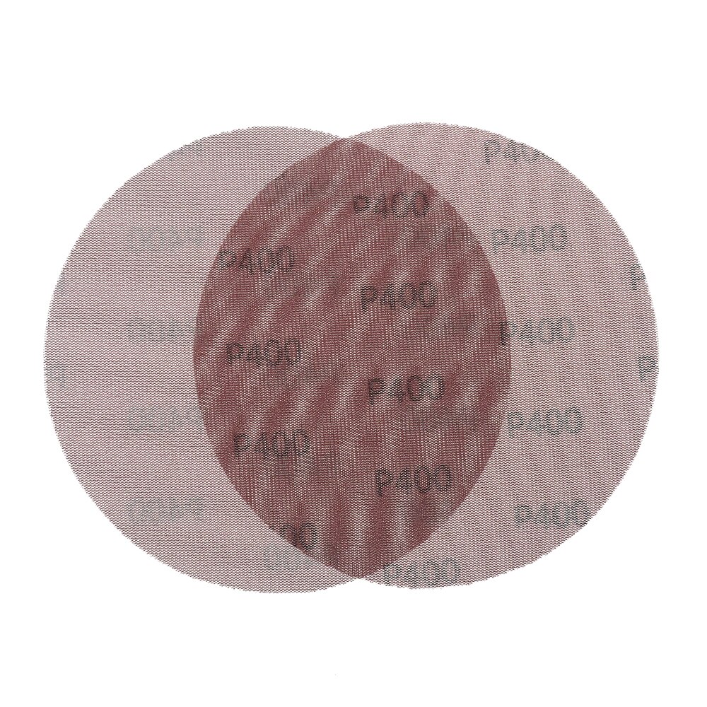10pcs 9Inch 220mm Mesh Grip Discs Dust Free Grid Line Abrasive Mesh Sanding Discs Sand Paper Hook and Loop Dry Sanding: 400 Grit