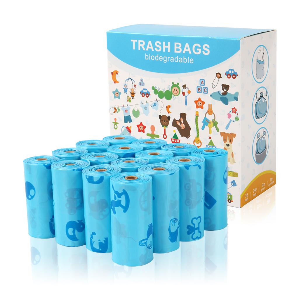 Maisstärke 100% biologisch abbaubar und kompostierbare Hund Kacke taschen, hund abfall tasche, poo tasche, Kacke tasche mit einem Spender: Spezifikation 41